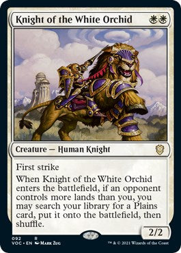 Knight of the White Orchid [VOC - 92]