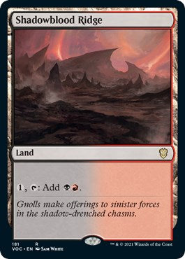 Shadowblood Ridge [VOC - 181]