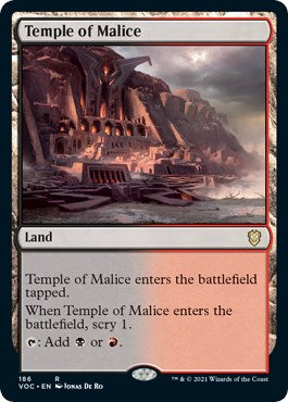 Temple of Malice [VOC - 186]