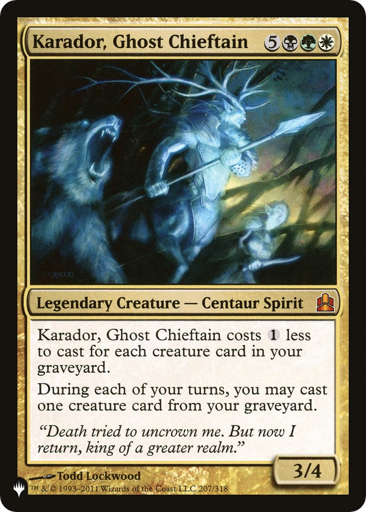 Karador, Ghost Chieftain [LIST - 207/318]