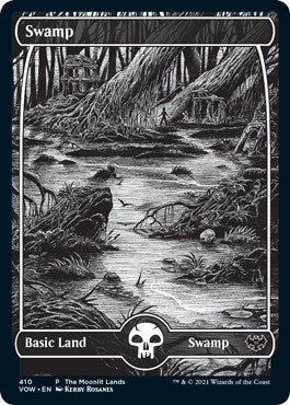 Swamp (Moonlit Land) (Foil Etched)