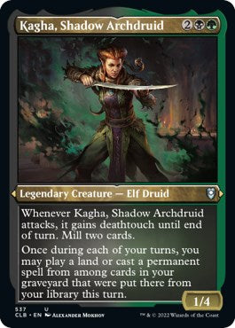 Kagha, Shadow Archdruid (Foil Etched) [CLB - 537]