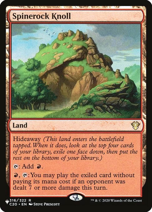 Spinerock Knoll [LIST - 316]