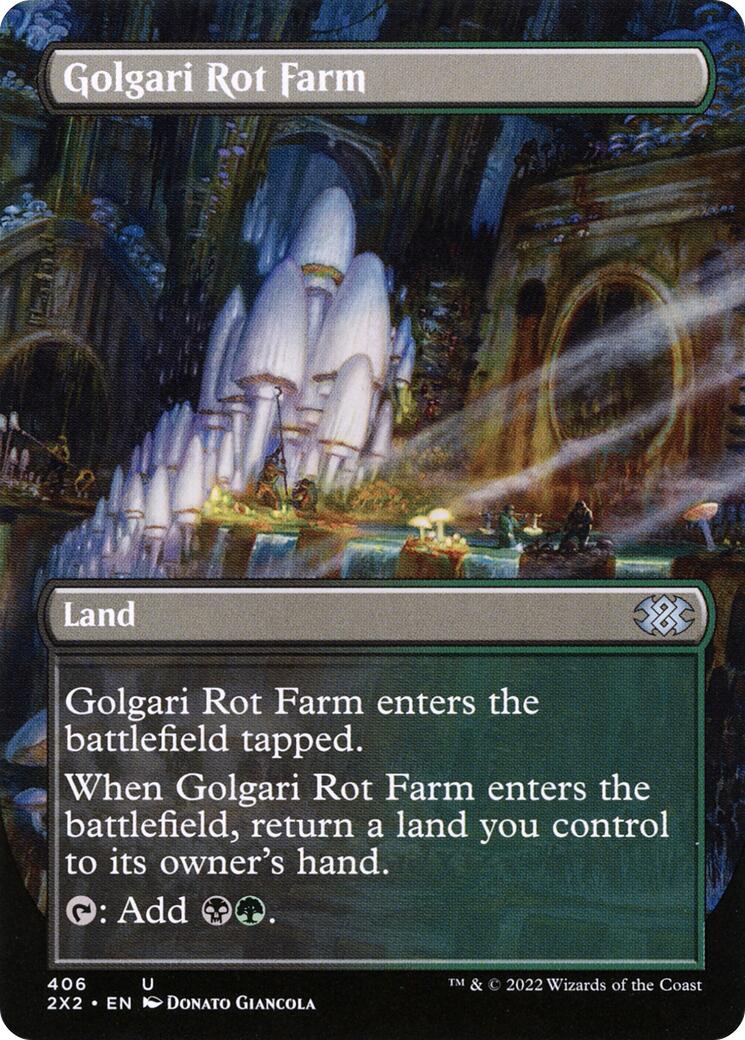 Golgari Rot Farm (Borderless) [2X2 - 406]