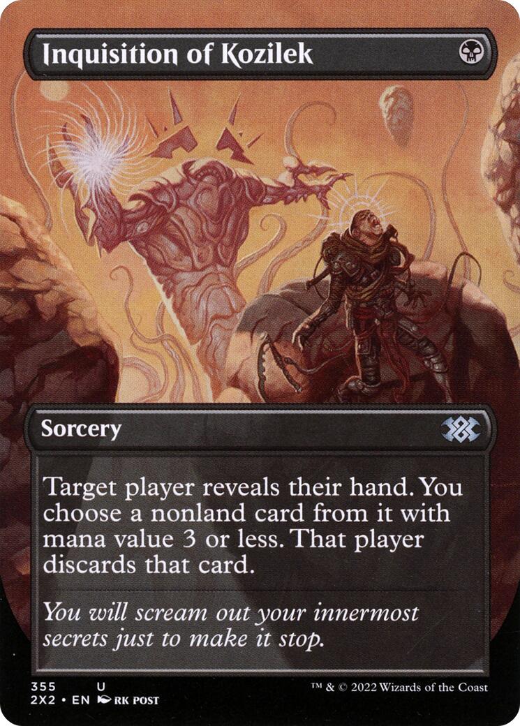 Inquisition of Kozilek (Borderless) [2X2 - 355]