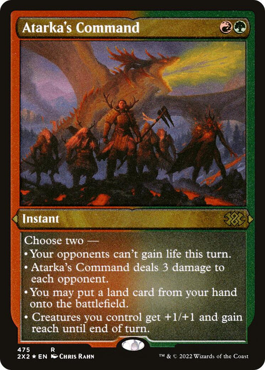 Atarka's Command (Foil Etched) [2X2 - 475]