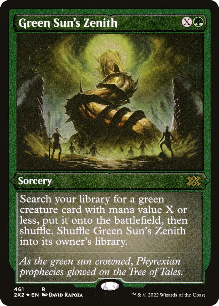 Green Sun's Zenith (Foil Etched) [2X2 - 461]
