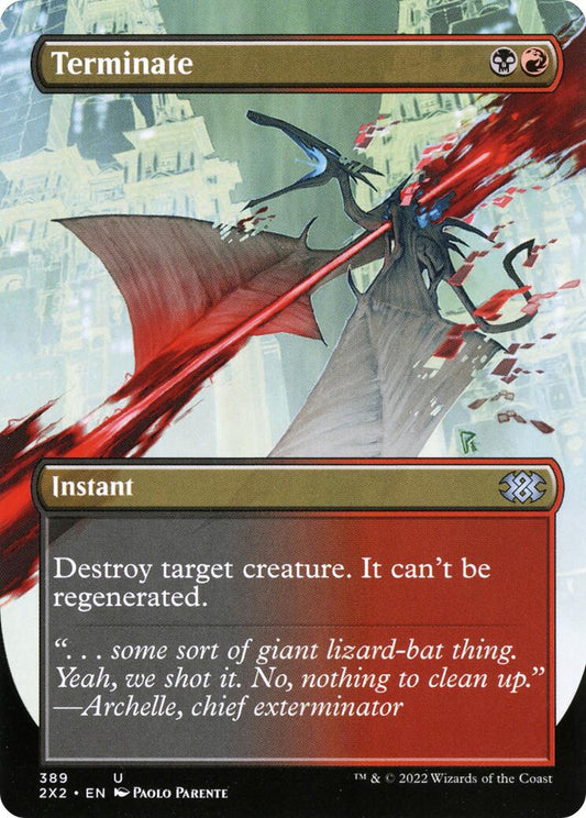 Terminate (Borderless) [2X2 - 389]