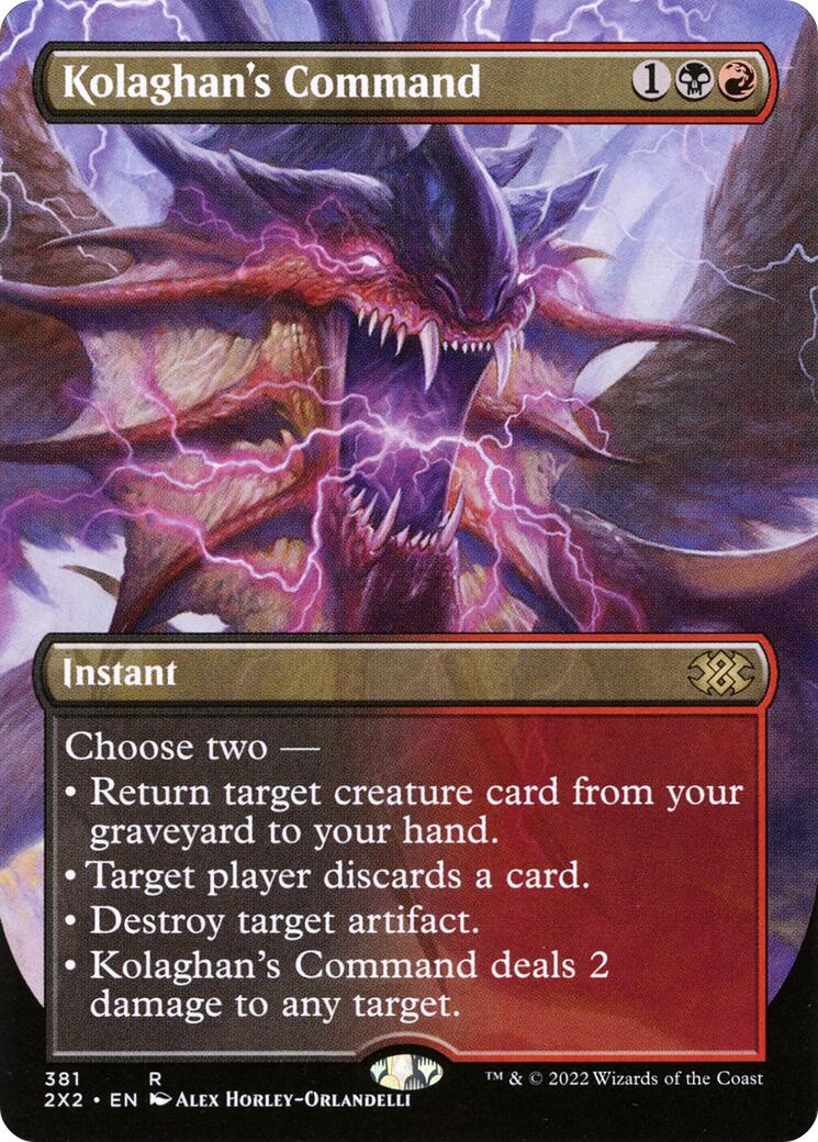 Kolaghan's Command (Borderless) [2X2 - 381]