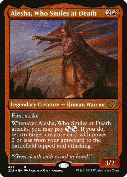 Alesha, Who Smiles at Death (Foil Etched) [2X2 - 447]