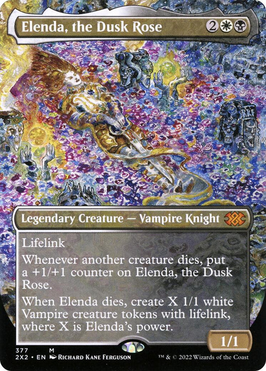 Elenda, the Dusk Rose (Borderless) [2X2 - 377]