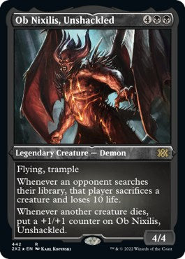 Ob Nixilis, Unshackled (Foil Etched) [2X2 - 442]