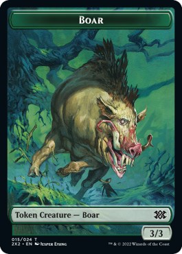 Boar // Aven Initiate Double-Sided Token