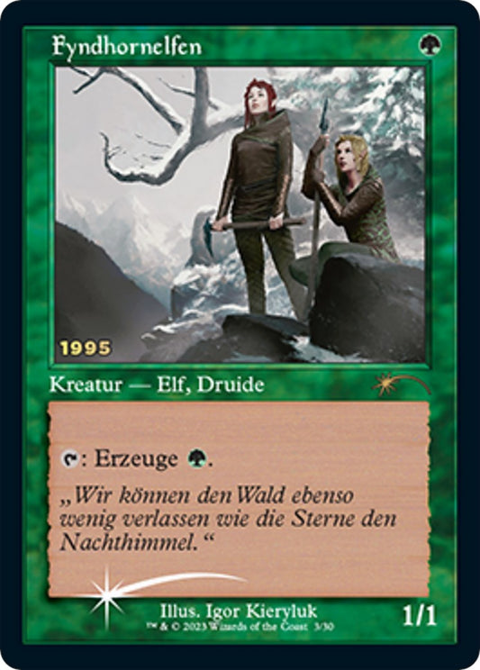 Fyndhorn Elves (DE Exclusive) [30A-P - 3]