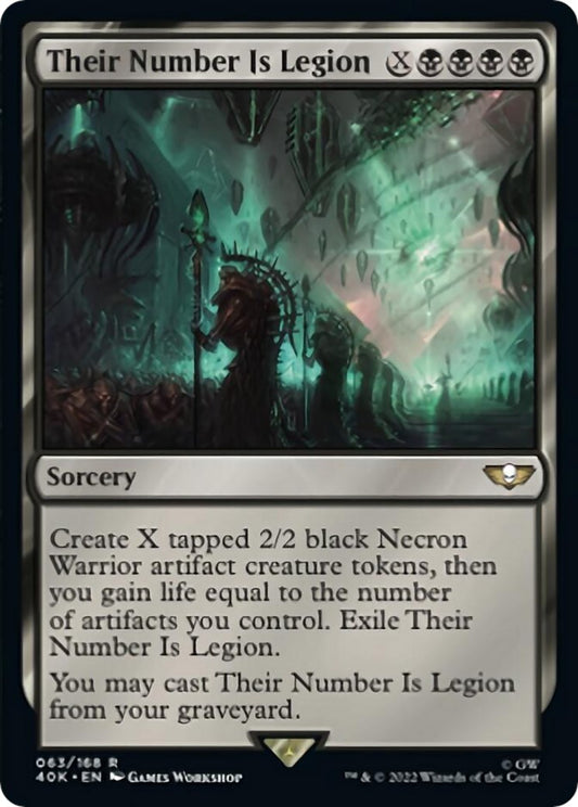 Their Number Is Legion (Surge Foil) [40K - 63]