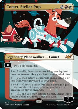 Comet, Stellar Pup (Borderless) (Galaxy Foil) [UNF - 526]