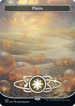 Plains (486) (Borderless) (Galaxy Foil) [UNF - 486]