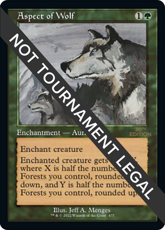 Aspect of Wolf (Retro Frame)