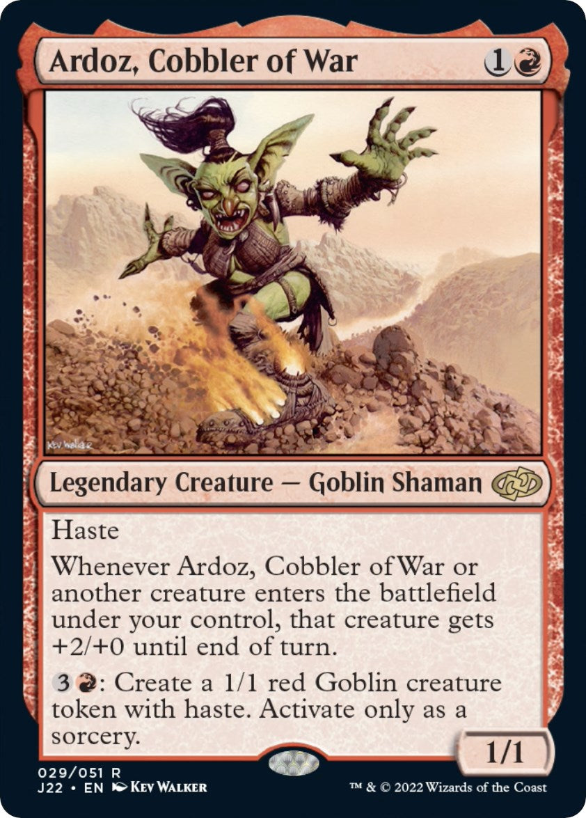 Ardoz, Cobbler of War