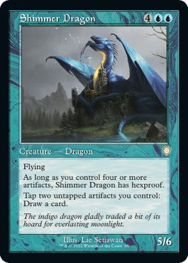 Shimmer Dragon (Retro Frame)