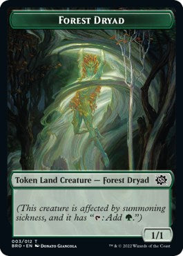 Forest Dryad Token [BRO - 3]