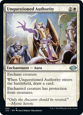 Unquestioned Authority [J22 - 260]