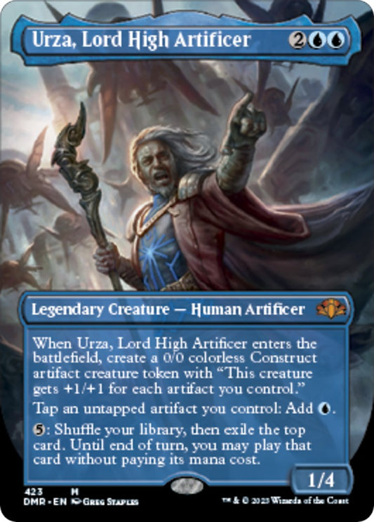 Urza, Lord High Artificer (Borderless) [DMR - 423]