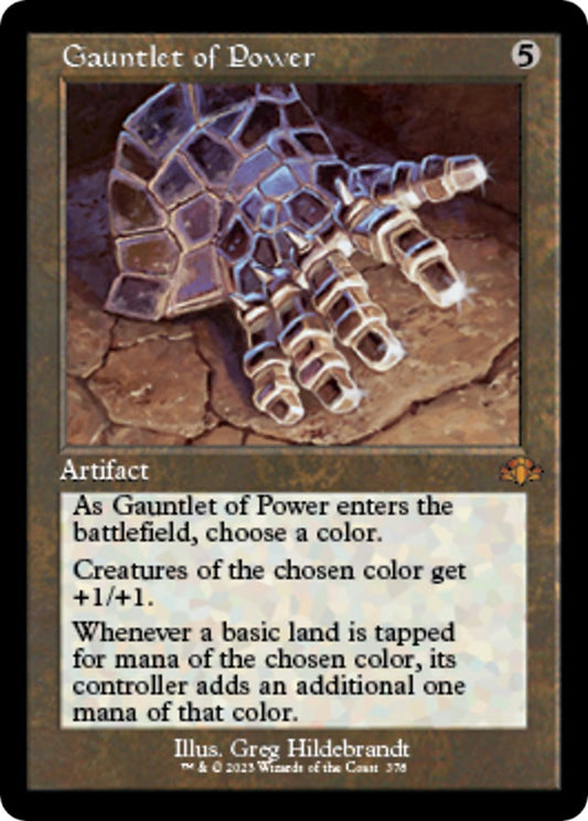 Gauntlet of Power (Retro Frame) [DMR - 378]