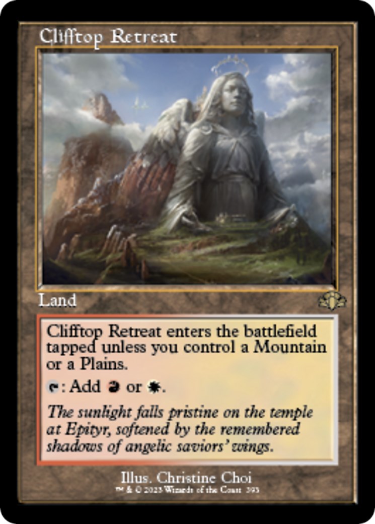 Clifftop Retreat (Retro Frame) [DMR - 393]