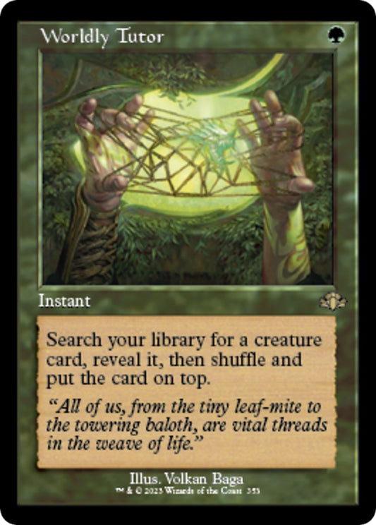 Worldly Tutor (Retro Frame) [DMR - 353]