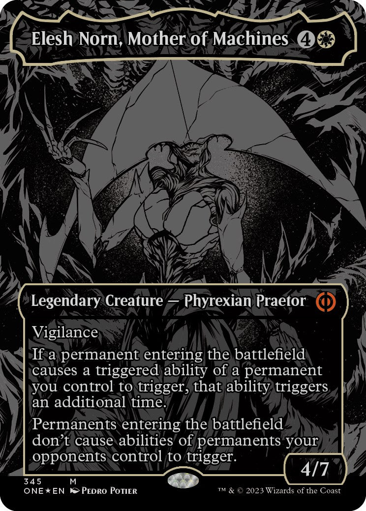 Elesh Norn, Mother of Machines (Oil Slick Raised Foil)