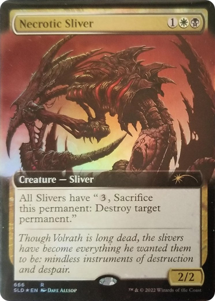 Necrotic Sliver (Extended Art) [SLD - 666]