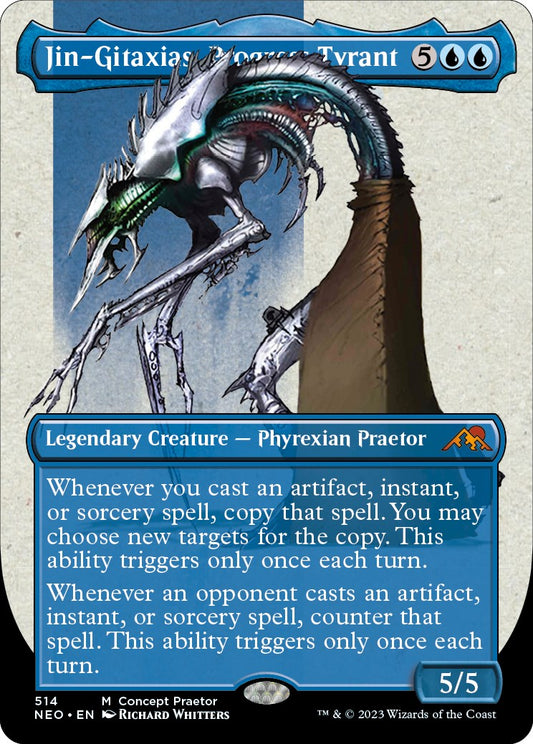 Jin-Gitaxias, Progress Tyrant (Concept Praetor) (Step-And-Compleat Foil) [ONE - 514]