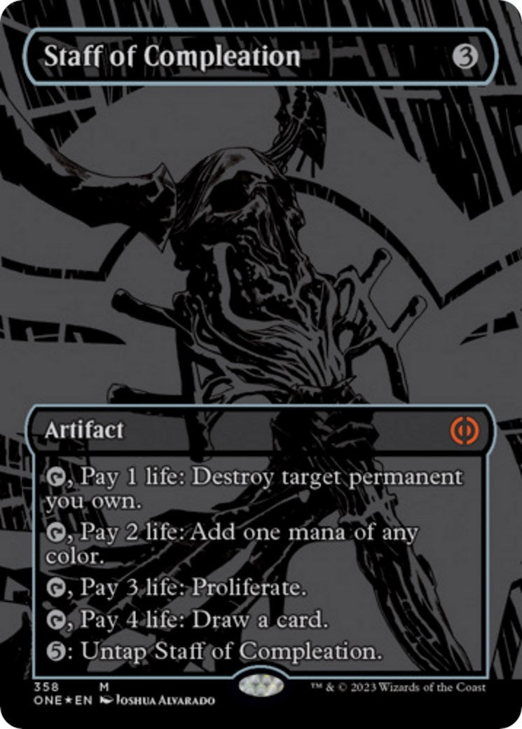 Staff of Compleation (Oil Slick Raised Foil)