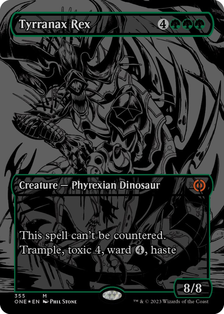 Tyrranax Rex (Oil Slick Raised Foil) [ONE - 355]