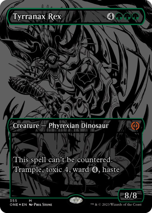 Tyrranax Rex (Oil Slick Raised Foil) [ONE - 355]