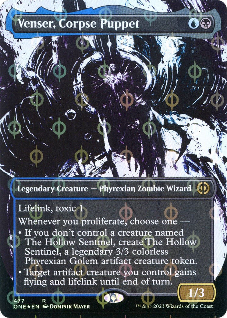 Venser, Corpse Puppet (Showcase) (Step-and-Compleat Foil) [ONE - 477]