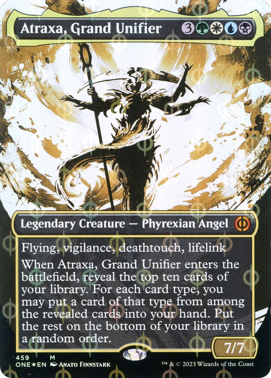 Atraxa, Grand Unifier (Showcase) (Step-and-Compleat Foil) [ONE - 459]