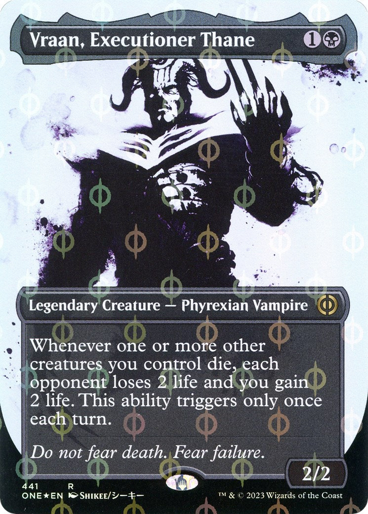 Vraan, Executioner Thane (Showcase) (Step-and-Compleat Foil) [ONE - 441]