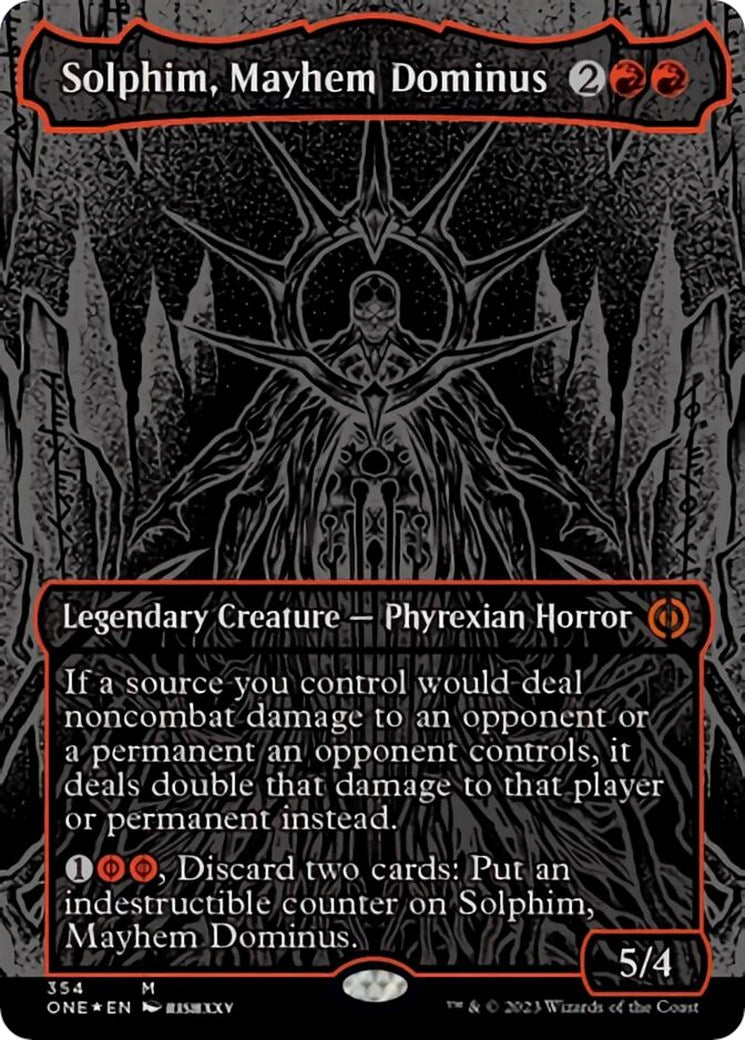 Solphim, Mayhem Dominus (Oil Slick Raised Foil) [ONE - 354]