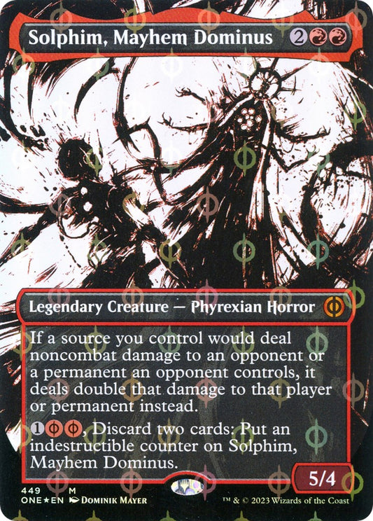 Solphim, Mayhem Dominus (Showcase) (Step-and-Compleat Foil) [ONE - 449]