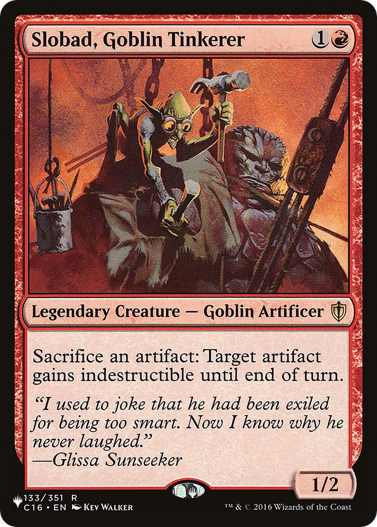 Slobad, Goblin Tinkerer [LIST - 133/351]