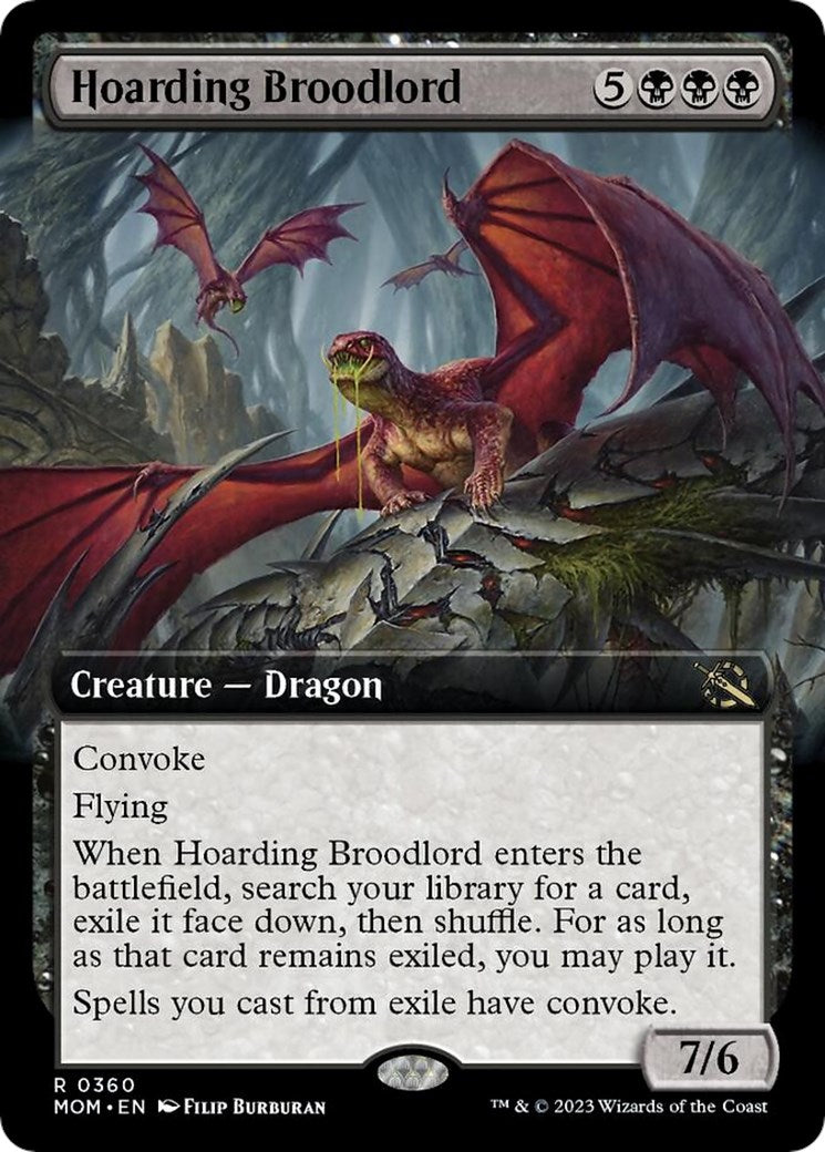 Hoarding Broodlord (Extended Art) [MOM - 360]