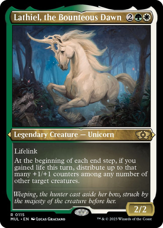 Lathiel, the Bounteous Dawn (Foil Etched) [MUL - 115]