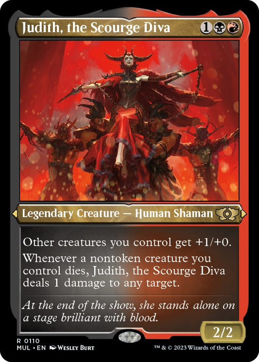 Judith, the Scourge Diva (Foil Etched) [MUL - 110]