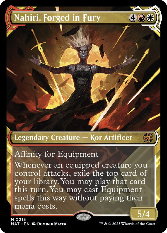 Nahiri, Forged in Fury (Halo Foil) [MAT - 215]