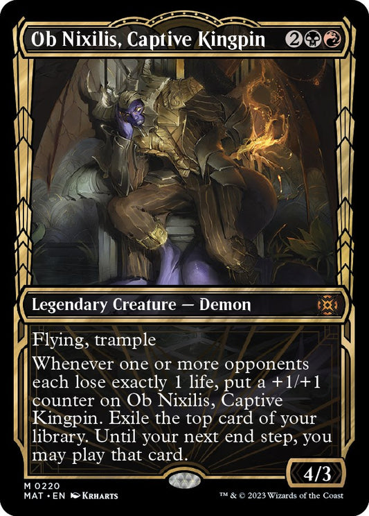 Ob Nixilis, Captive Kingpin (Halo Foil) [MAT - 220]