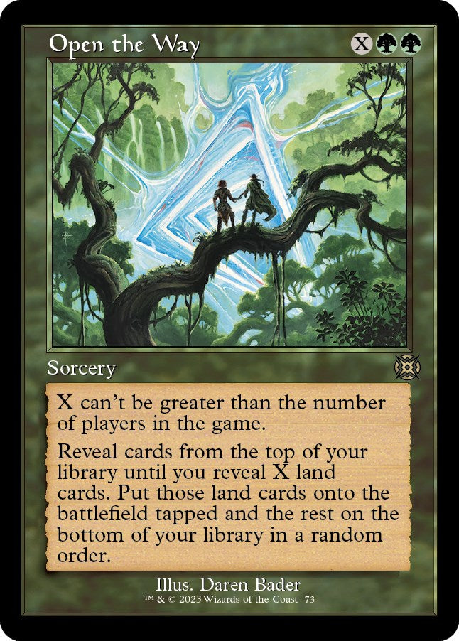 Open the Way (Retro Frame) [MAT - 73]