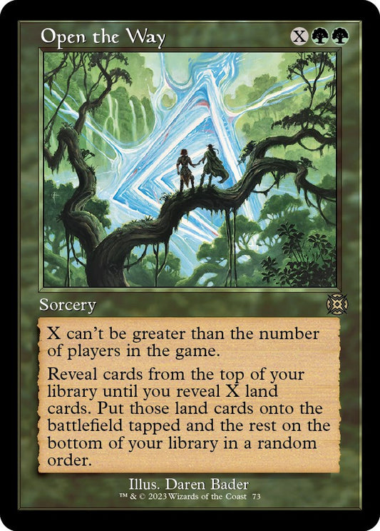 Open the Way (Retro Frame) [MAT - 73]