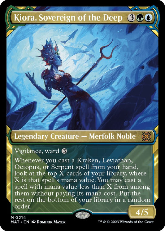 Kiora, Sovereign of the Deep (Halo Foil) [MAT - 214]